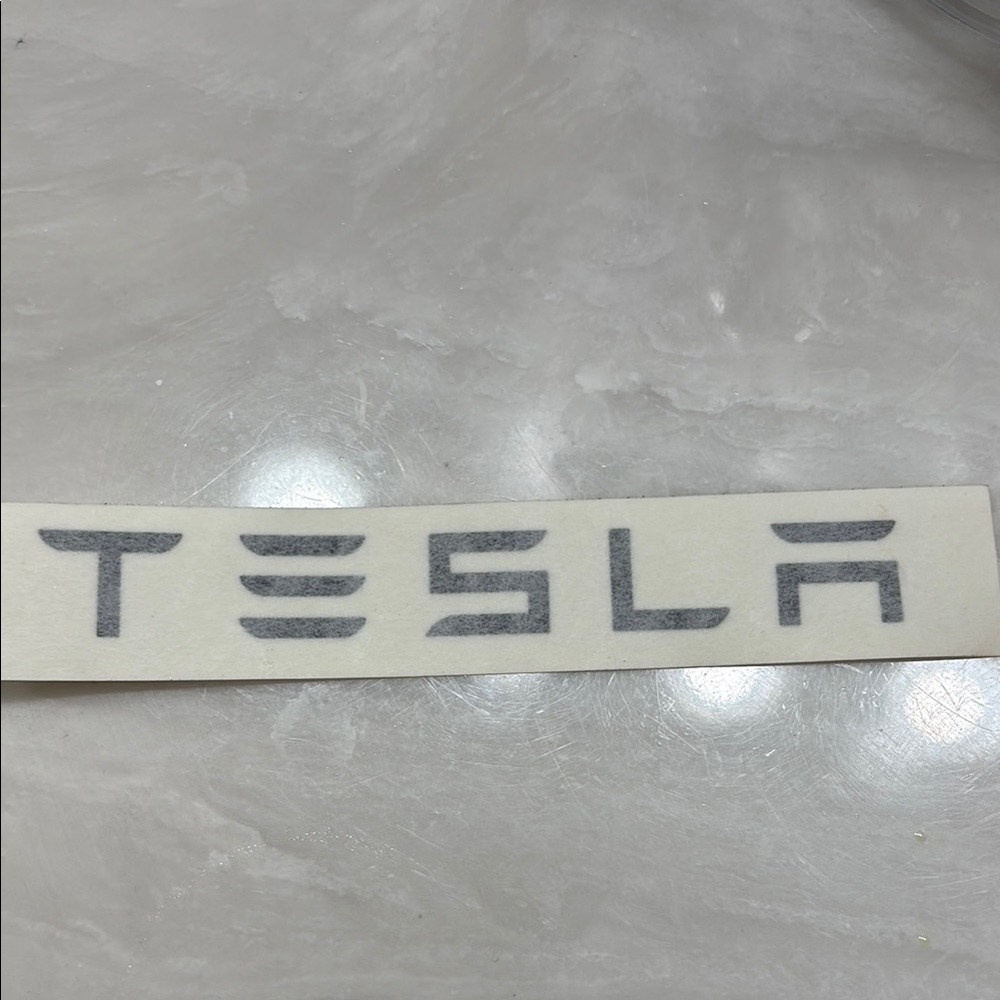 (Tesla) Logo Decal Sticker